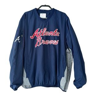 Atlanta Braves Genuine Merchandise Pullover Windbreaker Jacket XXL